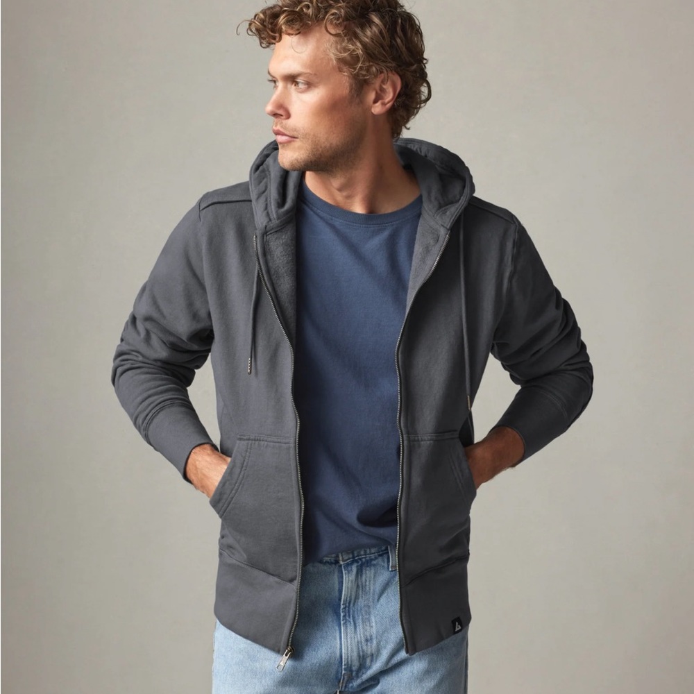 American Giant Classic Full-Zip Greatest Hoodie Ever Made Sweatshirt Jacket sz S